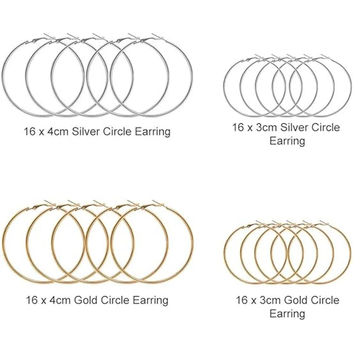64 aretes de aro para encontrar aros hipoalergénicos