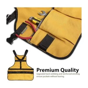 Briteree Delantal de herramientas de trabajo para hombres