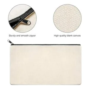 Bolsas de lona con cremallera bolsa de lona para lápices