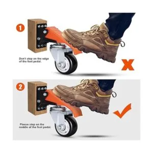 Ronlap Kit de ruedas para banco de trabajo de 880 libras