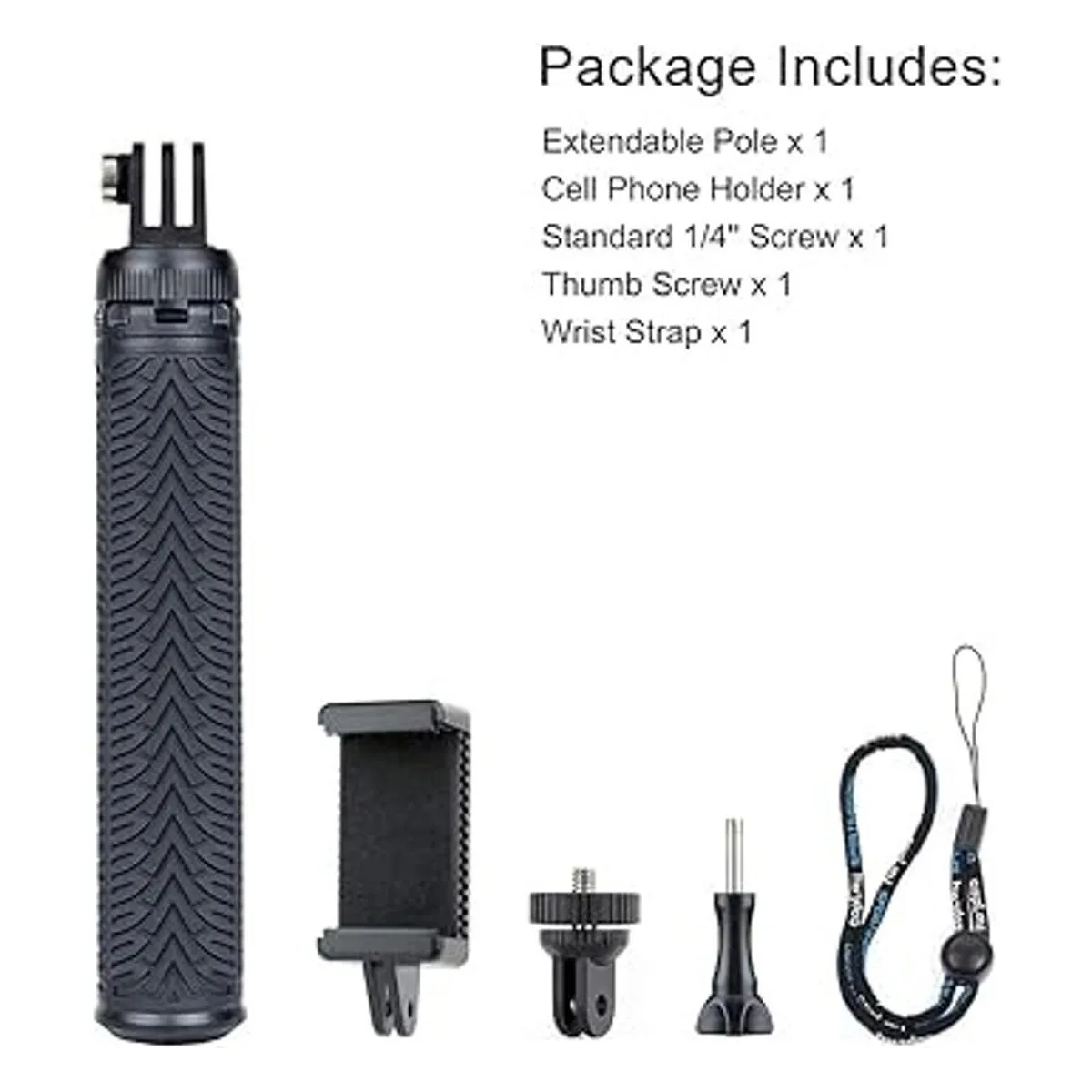 GEPULY Palito extensible para selfie con soporte de_2