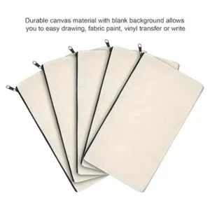 Bolsas de lona con cremallera bolsa de lona para lápices