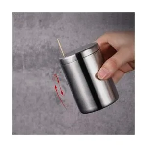 Dispensador de palillo de dientes de acero inoxidable