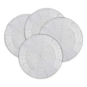 Light Pro Manteles individuales con cuentas para mesa de