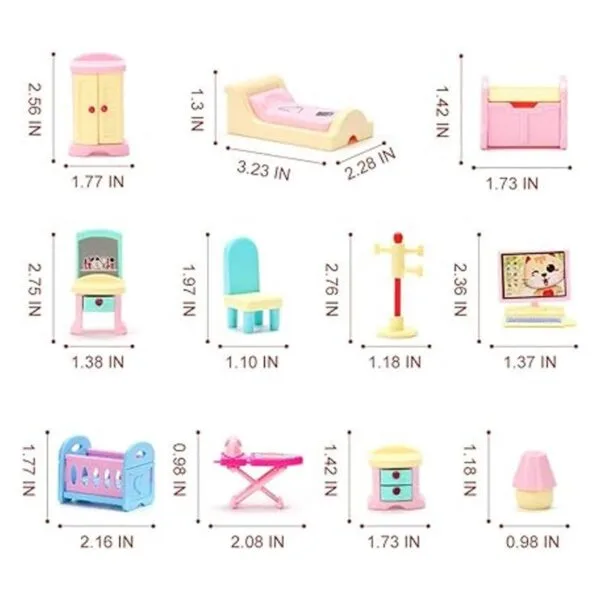 Paquete de 50 juguetes para niños casa pequeña grandes_3