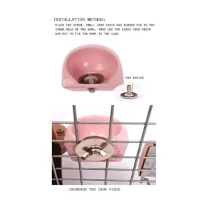 Gutongyuan Cuenco para animales pequeños comedero de