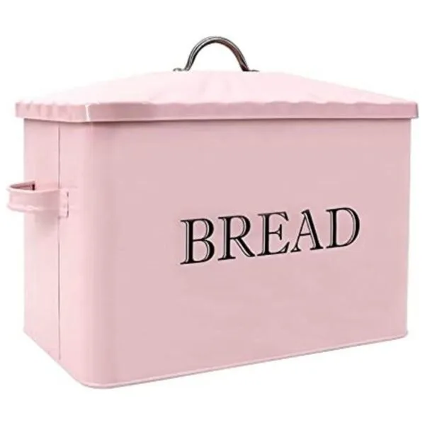 Jolitac Caja de pan de metal contenedor de almacenamiento_1