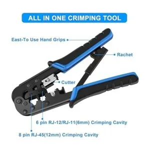 RJ45 Kit de herramientas de prensado Ethernet RJ11_3