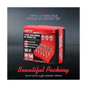 SEDY Juego de llaves de estrella ETORX hembra de 14 piezas_6