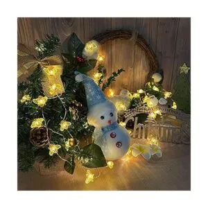 Guirnalda de luces de hadas de abeja 40 luces LED