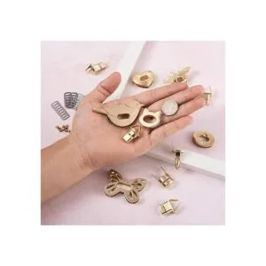 Craftdady 6 juegos de bolsos de mano con bloqueo de giro y_4