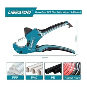 Libraton Cortador de PVC cortador de tubos y tubos de_5