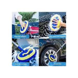 Manopla de microfibra 2 en 1 con mango largo de aleación_3