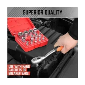 SEDY Juego de llaves de estrella ETORX hembra de 14 piezas_5