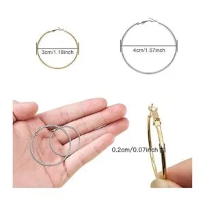 64 aretes de aro para encontrar aros hipoalergénicos