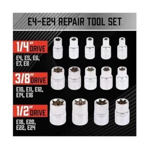 SEDY Juego de llaves de estrella ETORX hembra de 14 piezas_2