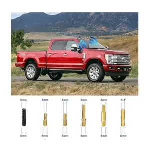 Bingfu Antena de radio de coche mástil de fibra de carbono_4