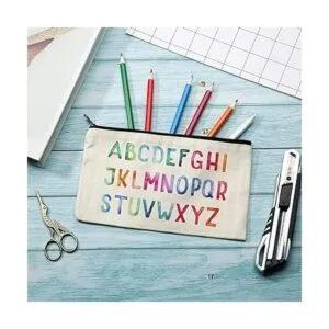 Bolsas de lona con cremallera bolsa de lona para lápices