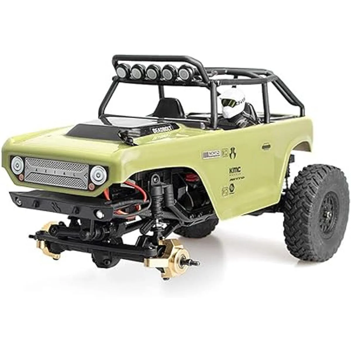 KYX Racing aleación de aluminio eje delantero nudillos de_4