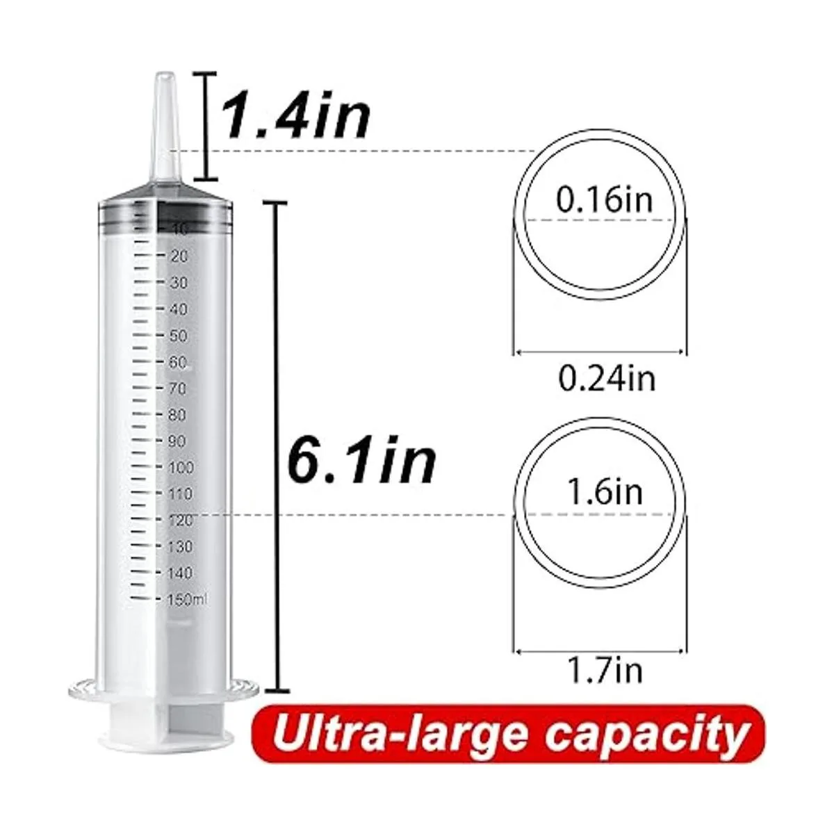 2 jeringas grandes de plástico jeringas industriales de_2