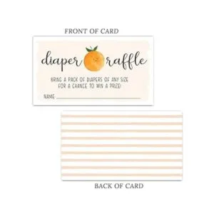 50 boletos para rifas de pañales Little Cutie para baby_2