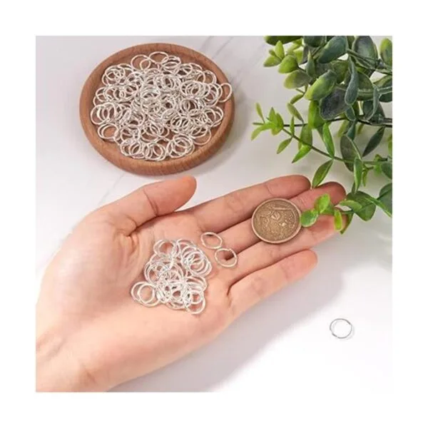 Craftdady 200 anillos de salto abiertos de plata de 0.472_5