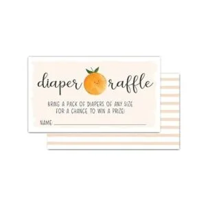 50 boletos para rifas de pañales Little Cutie para baby_5