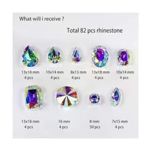 DONGZHOU Piedra de cristal AB con diamantes de imitación_3