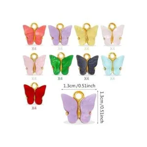 36 colgantes de mariposa de moda de Kissbuty 9 colores_2