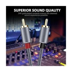 Cable RCA Goalfish de 2 machos a 2 machos cable de audio_4