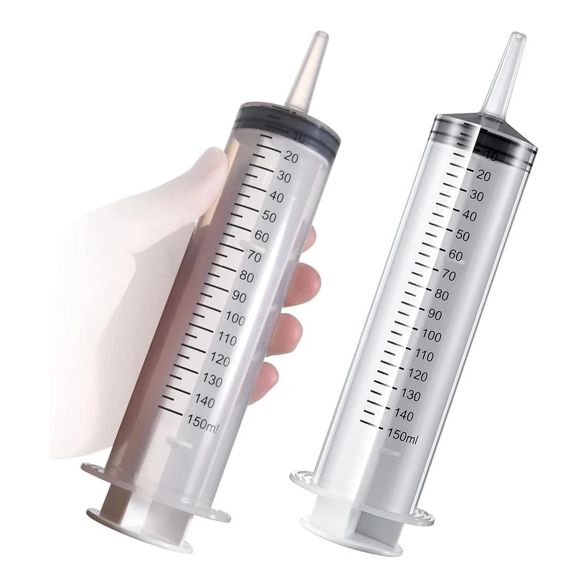 2 jeringas grandes de plástico jeringas industriales de_1