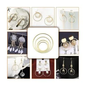 70 aretes de aro con cuentas para encontrar aretes