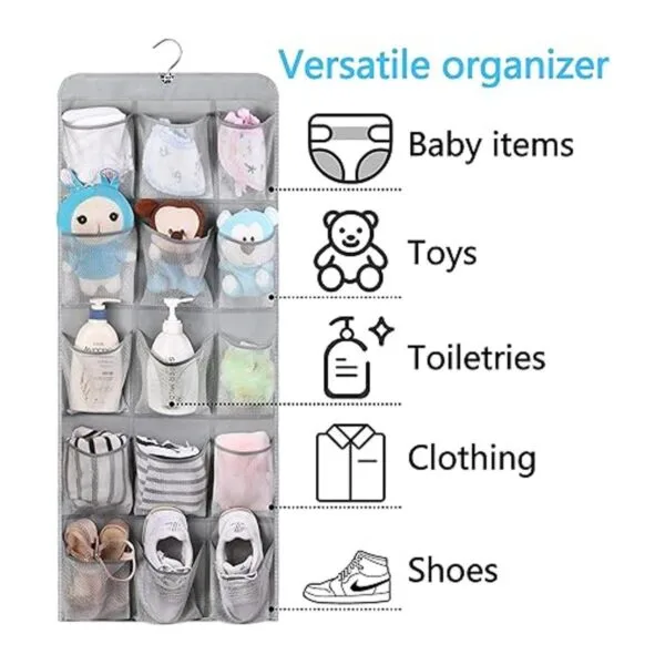 MISSLO Organizador de zapatos colgante de doble cara con_5