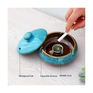 RONXS Cenicero bandeja de cenicero al aire libre para