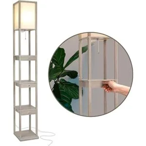 Brightech Maxwell Drawer Edition Lámpara de pie moderna_1