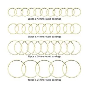 70 aretes de aro con cuentas para encontrar aretes