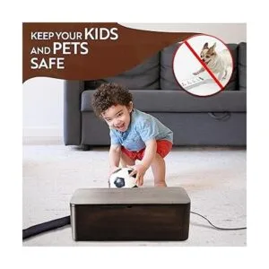 Caja rústica de gestión de cables y organizador de cables_3