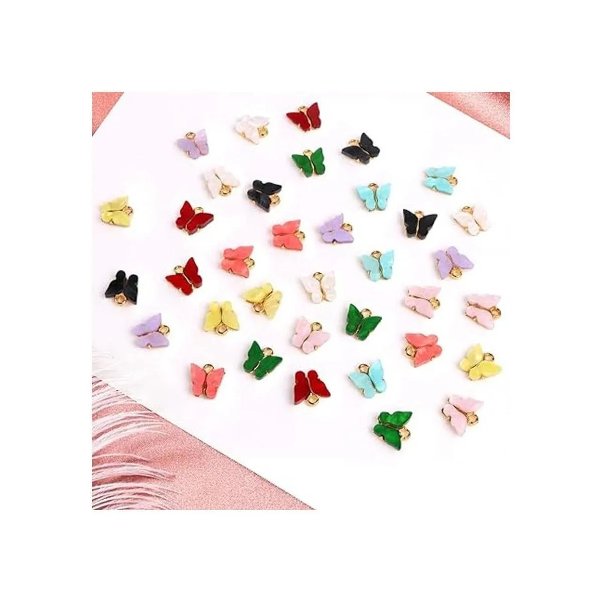 36 colgantes de mariposa de moda de Kissbuty 9 colores_3