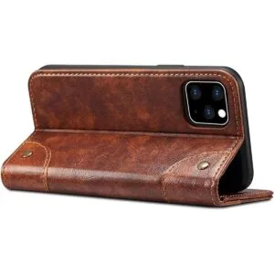 SINIANL Funda de cuero compatible con iPhone 12 diseñada_4