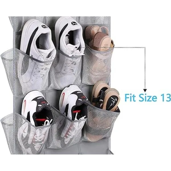 MISSLO Organizador de zapatos colgante de doble cara con_3
