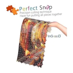 Ingooood Rompecabezas Serie de fantasía Biblioteca_6