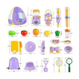 MIBOTE Juego de tienda de campaña para niños 45_4