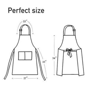 Delantal divertido para hombre con diseño de parrilla para_3