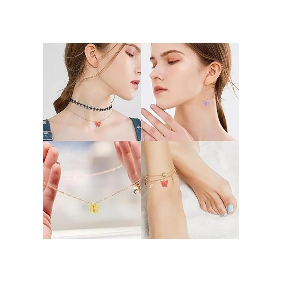 36 colgantes de mariposa de moda de Kissbuty 9 colores_6