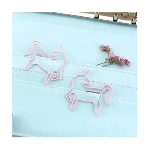 Clips de papel con forma de unicornio pequeños_5