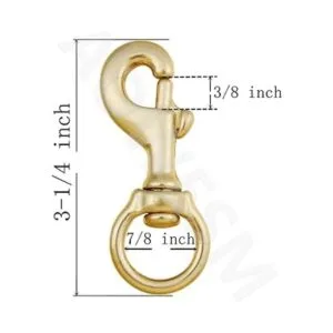 AOWESM Ganchos giratorios de latón macizo de 314_3