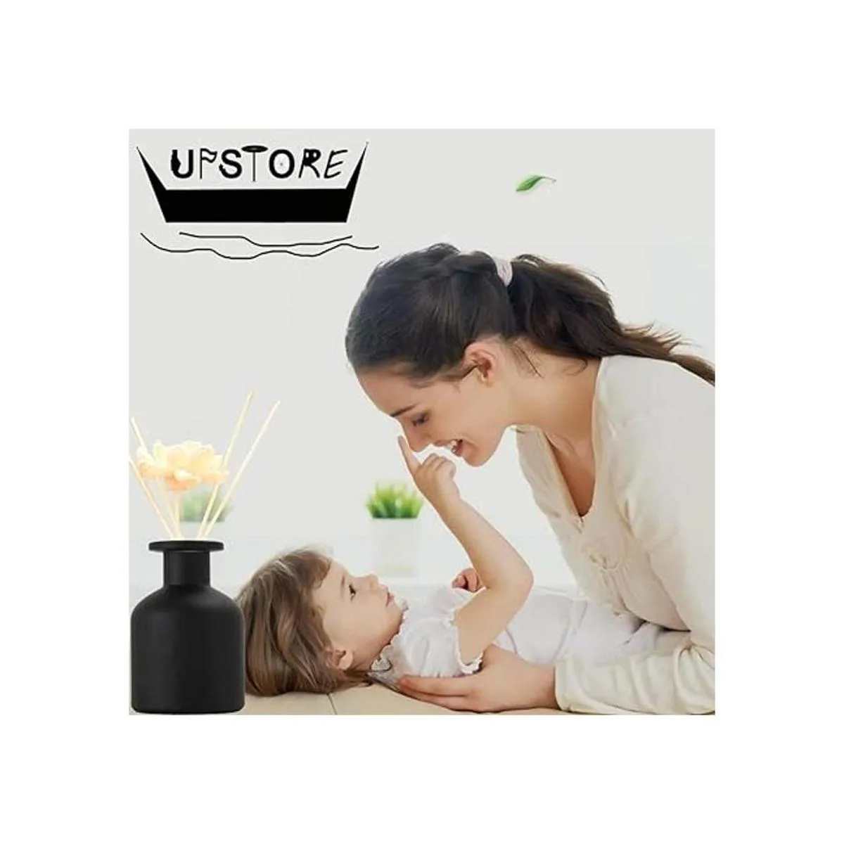 1 botella difusor de vidrio vacío de 5.1 fl oz5 onzas