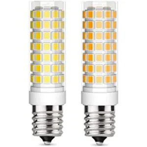 Bombilla LED E17 regulable de 8 W de consumo equivalente a