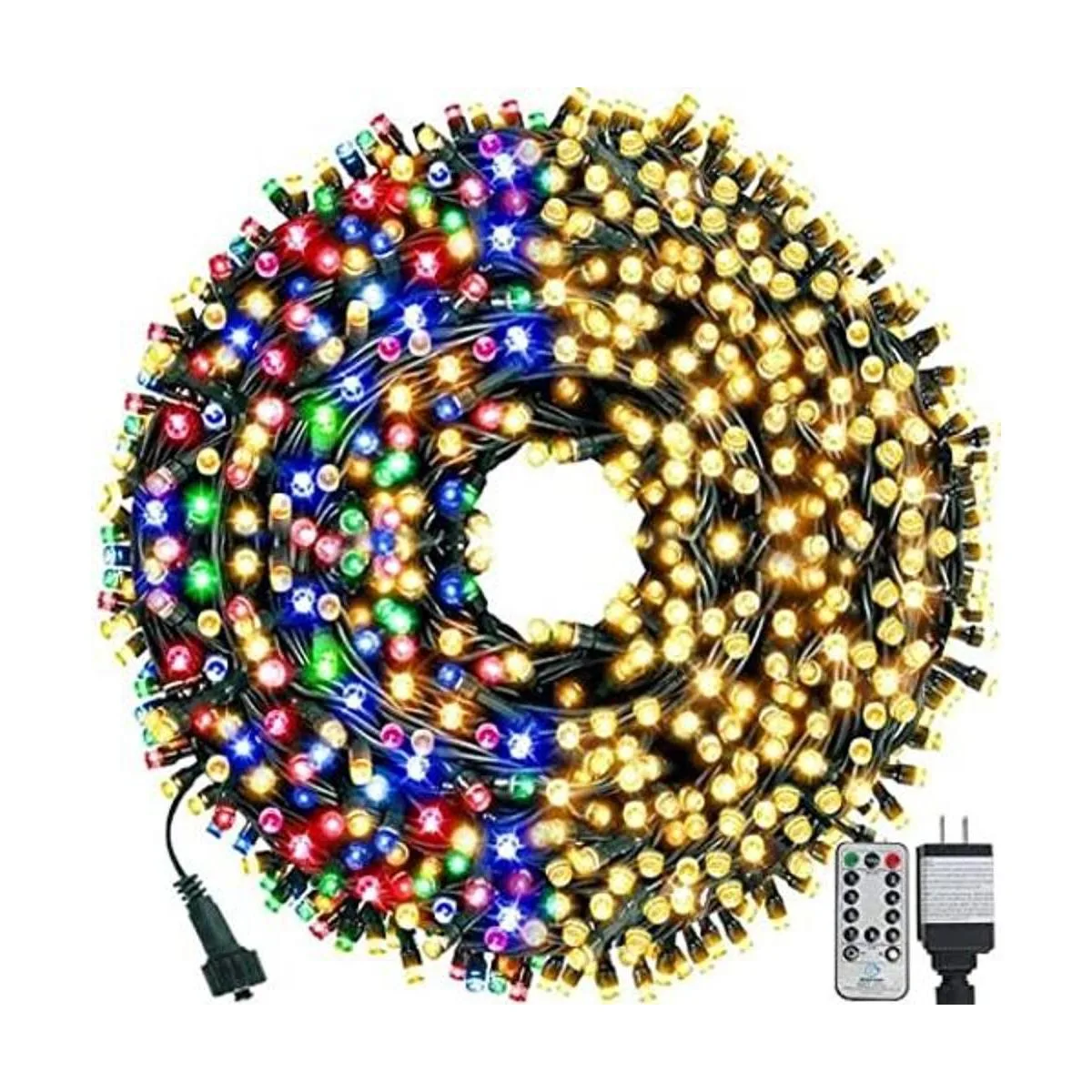 Chuya 300 luces LED de árbol de Navidad que cambian de_1