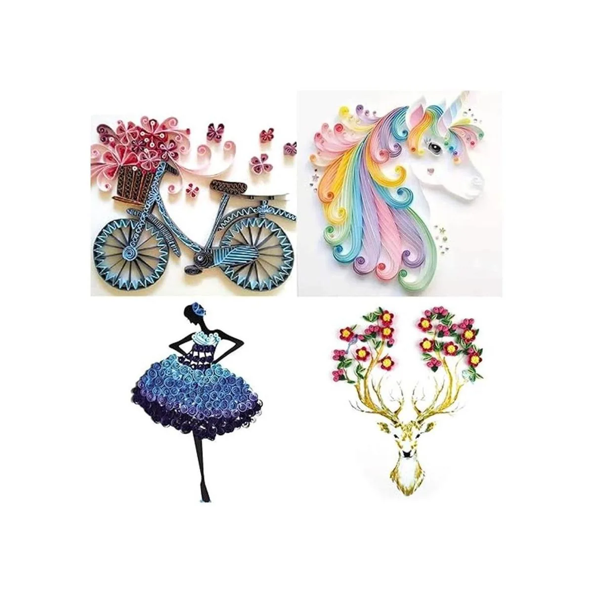Konsait Paquete de 20 accesorios de Quilling de papel